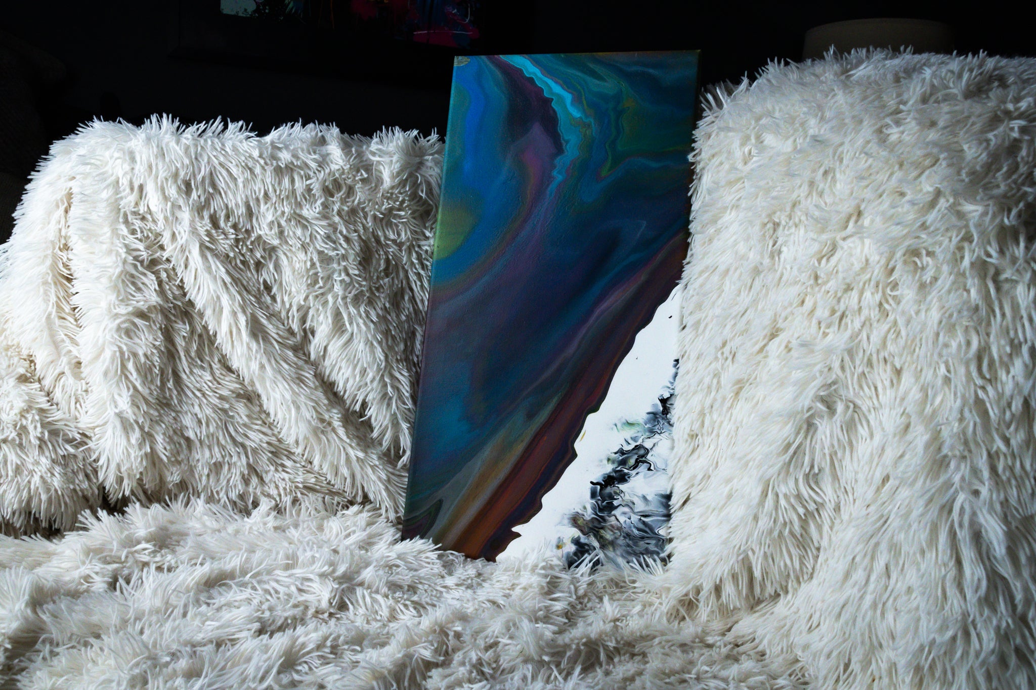 Multi-Layered Abstract Color Painting
