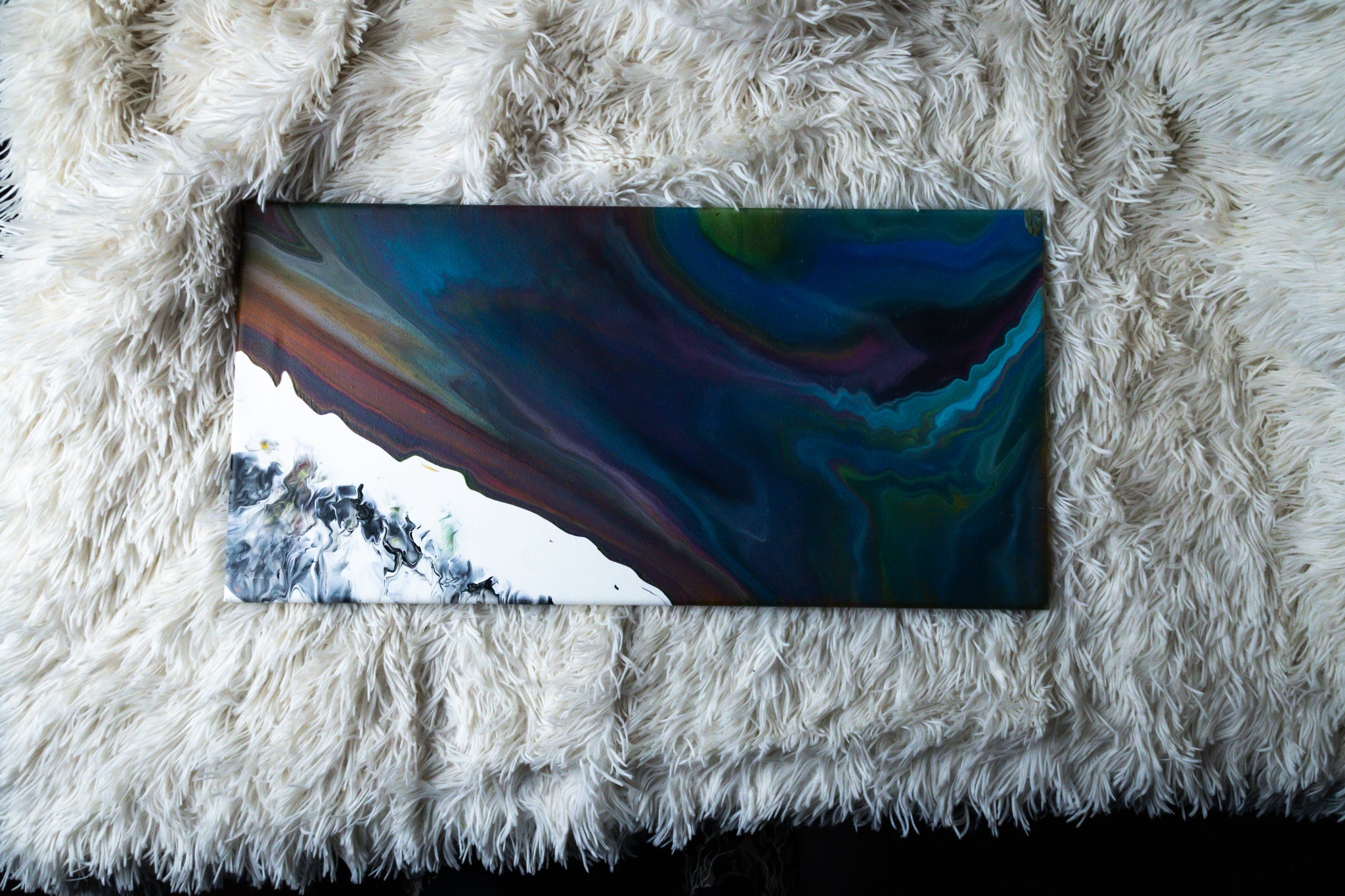 Multi-Layered Abstract Color Painting