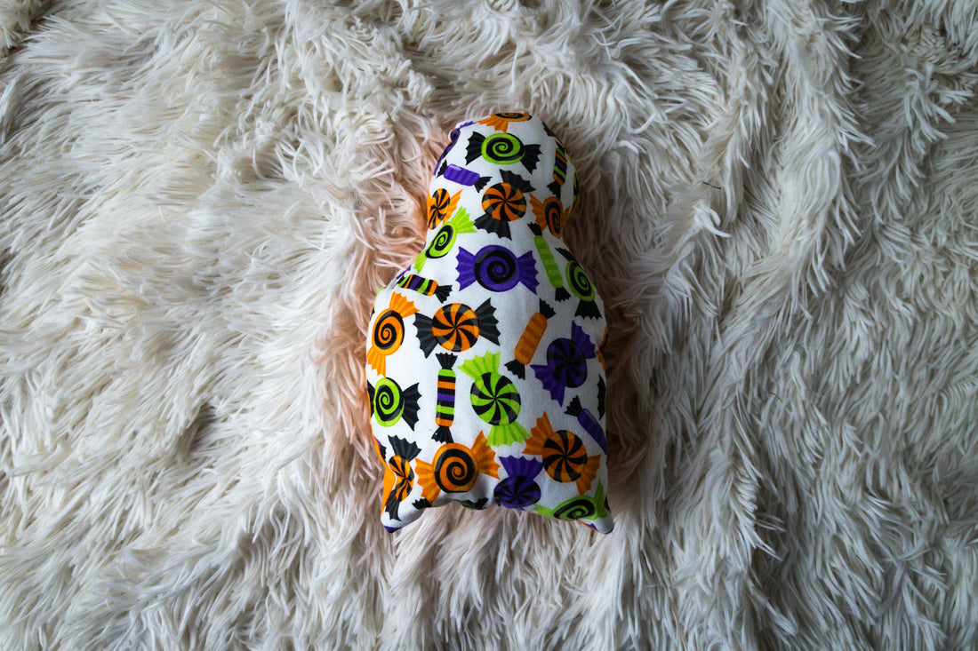 Handmade Small Halloween Candy Design Pillow
