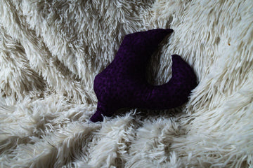 Handmade Small Purple Shoe Pillow