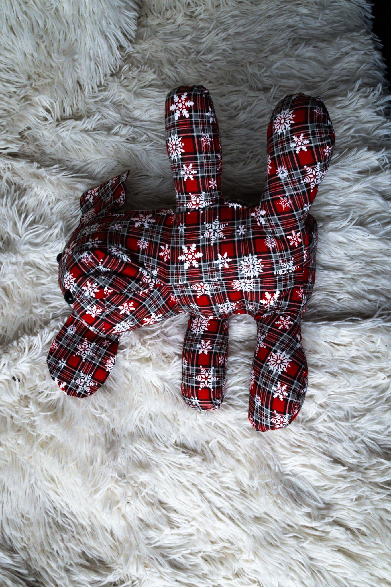 Handmade Small Fabric Dog Doll
