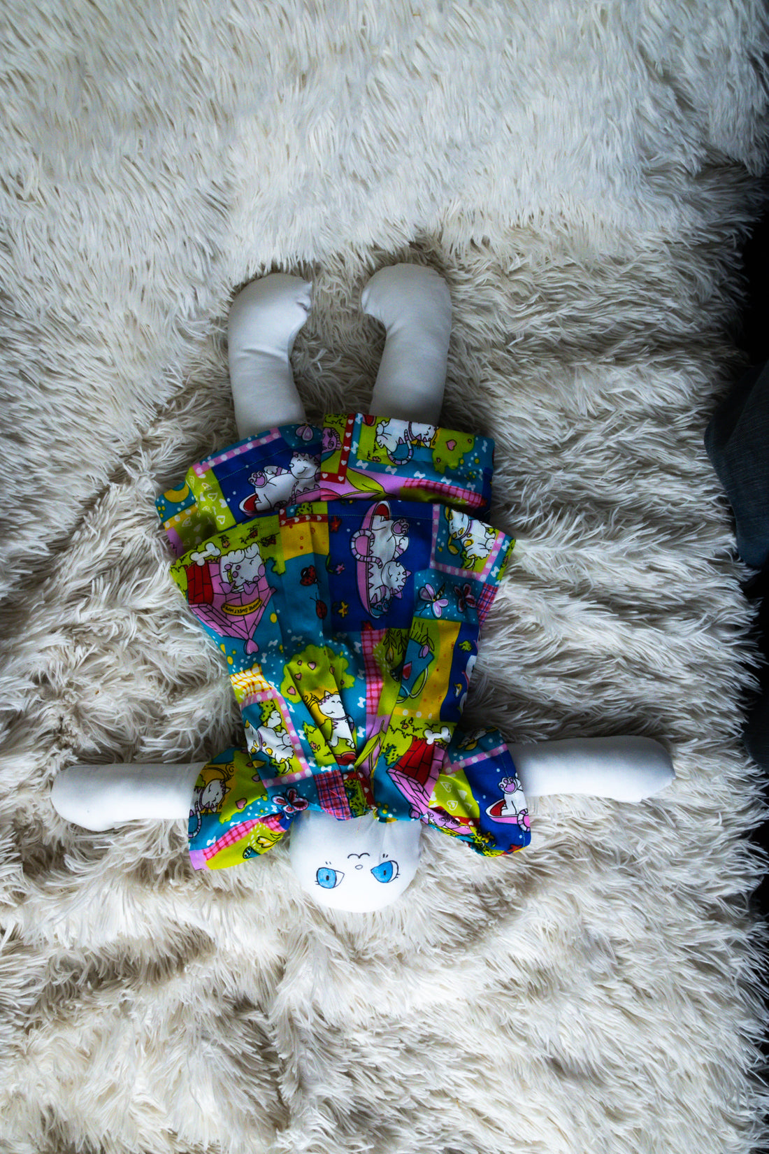 Handmade Small Fabric Girl Doll