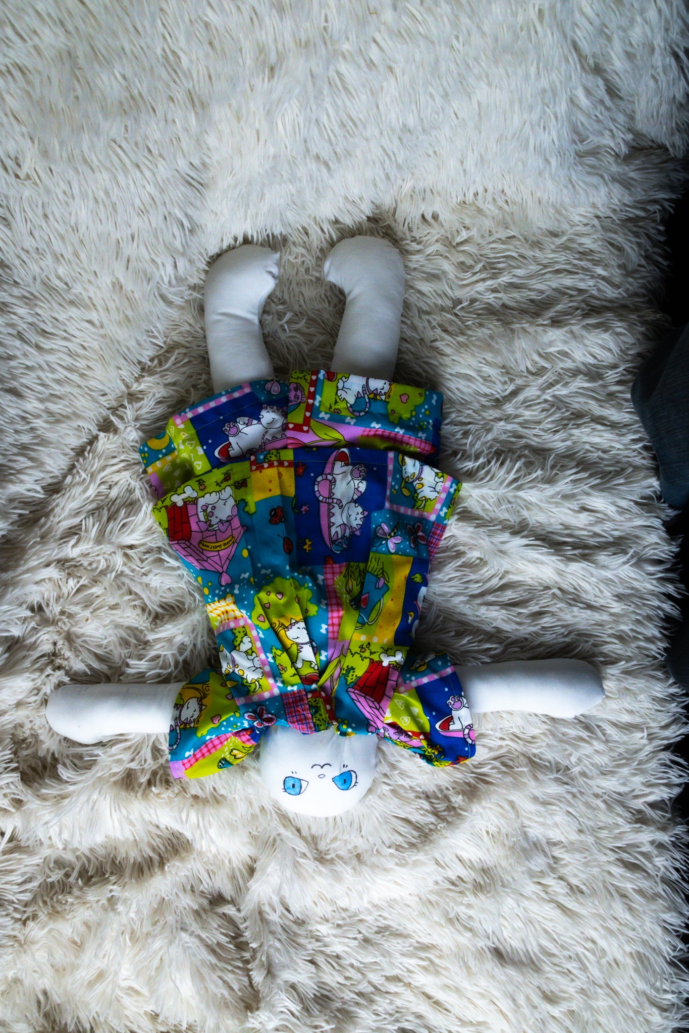 Handmade Small Fabric Girl Doll
