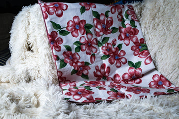 Pink Blossom Cozy Cotton Blanket
