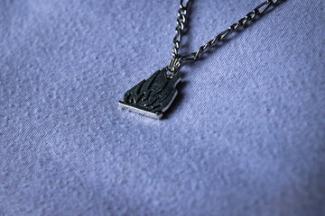 Handmade Firefighter Flame Necklace