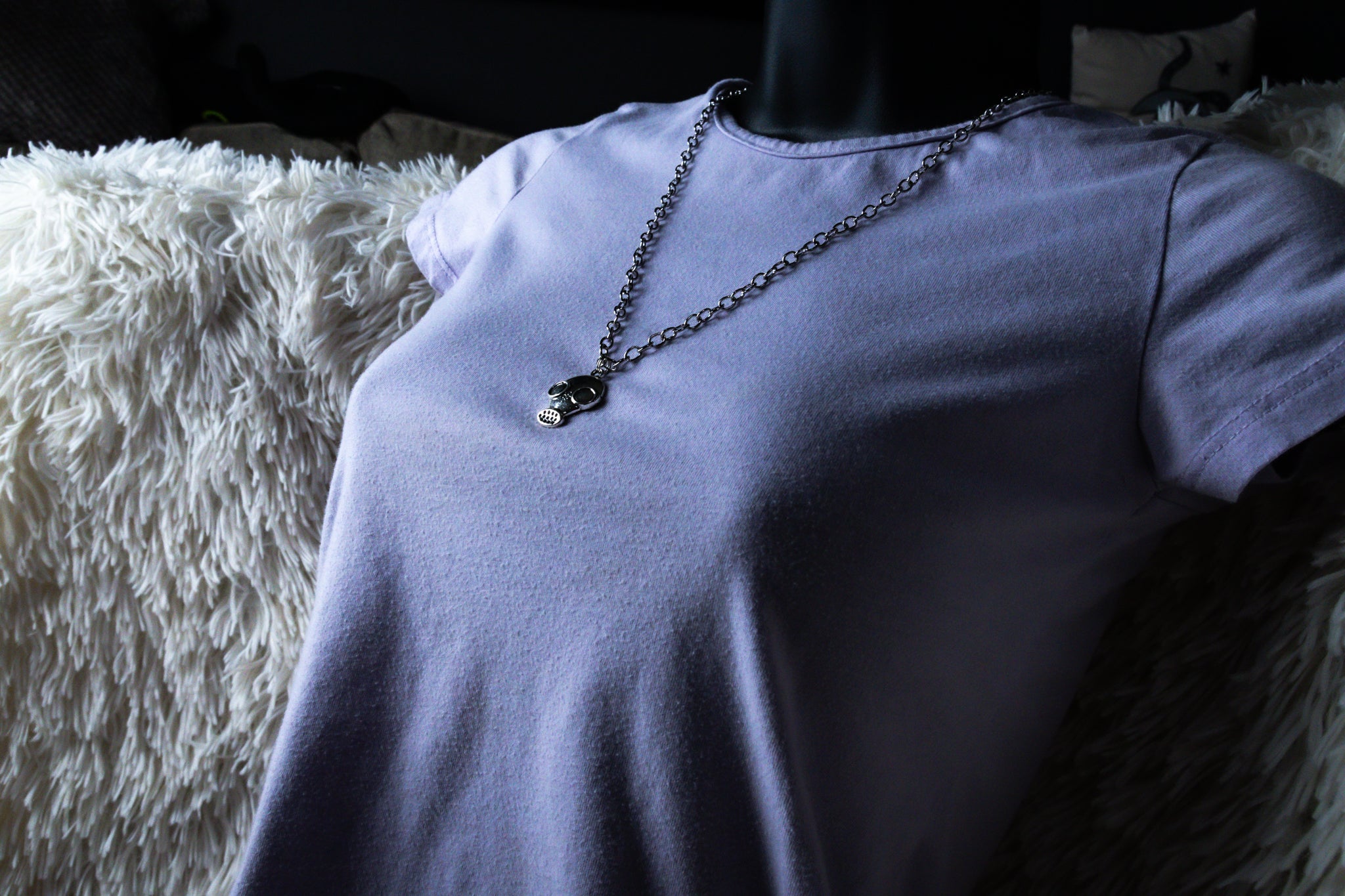 Handmade Firefighter Gas Mask Necklace
