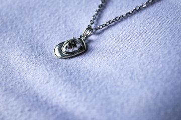 Handmade Short-Length Firefighter Fire Helmet Necklace