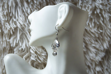 Handmade Small Firefighter Mask Earrings
