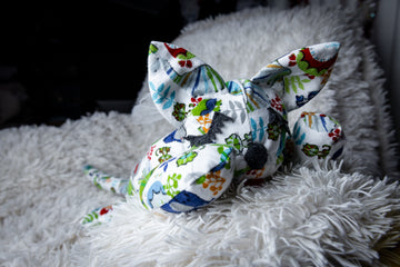 Hand-Sewn Dinosaur Print Cat Toy for Kids