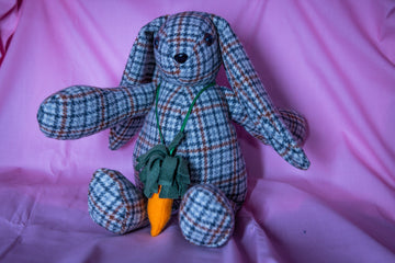 Plaid Pippin - The Trendy Bunny with a Carrot Twist