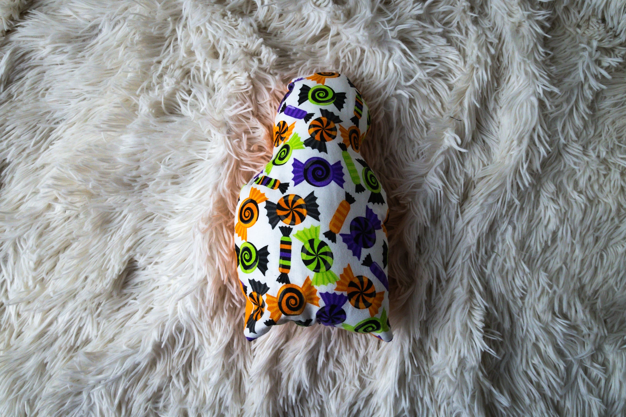 Handmade Small Halloween Candy Design Pillow