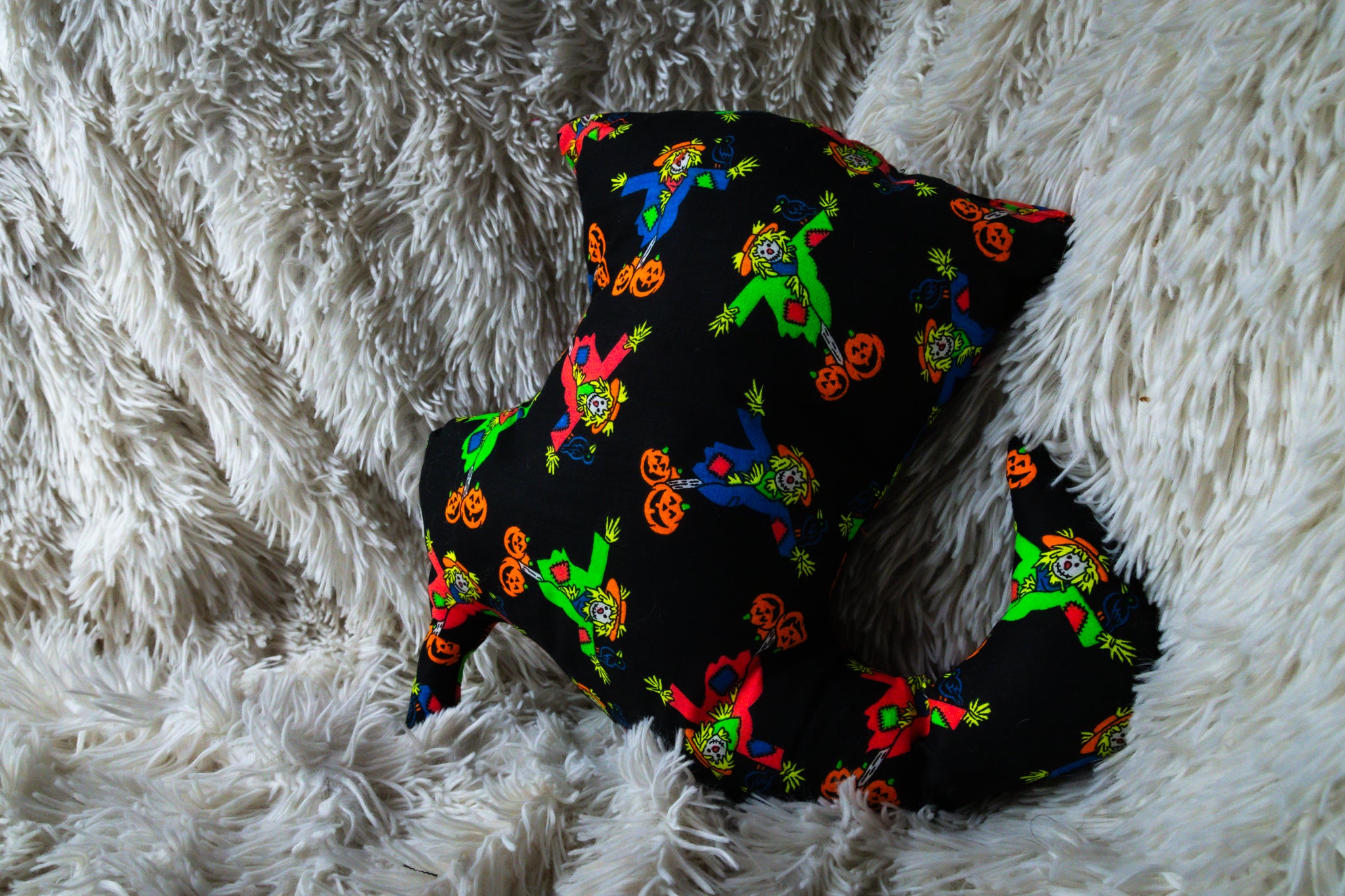 Small Handmade Shoe-Shaped Pillow