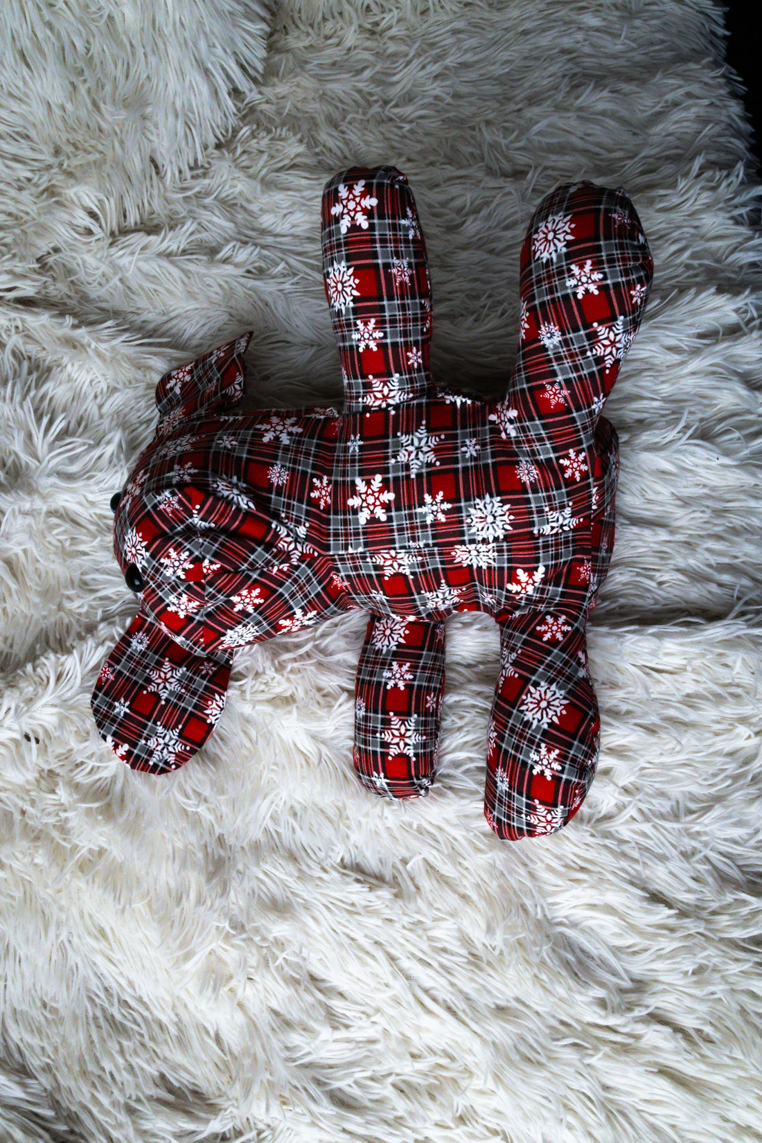 Handmade Small Fabric Dog Doll