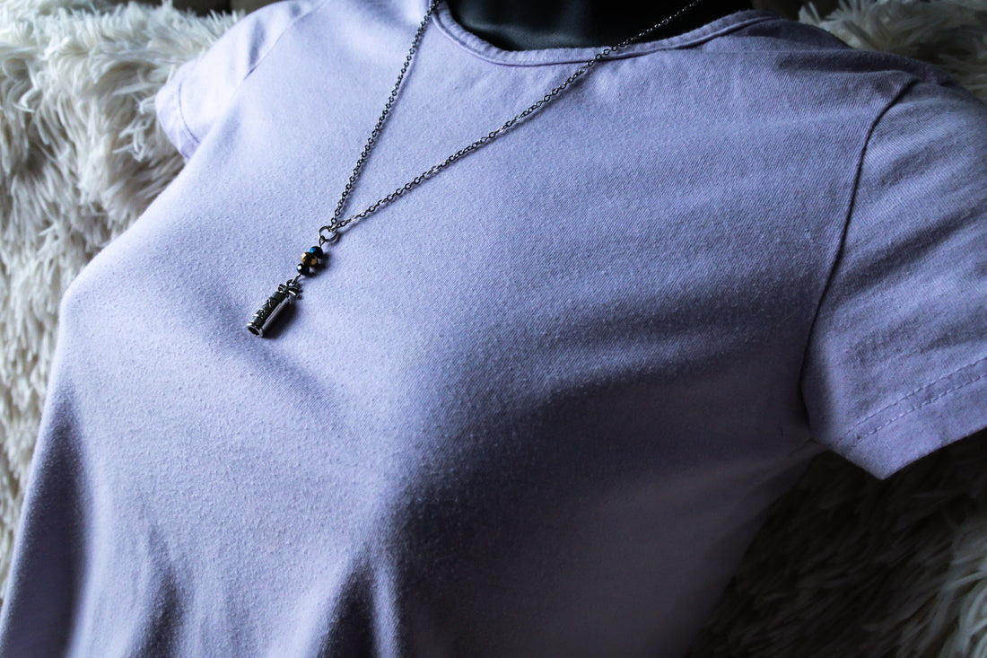 Handmade Medium-Length Firefighter Fire Extinguisher Necklace