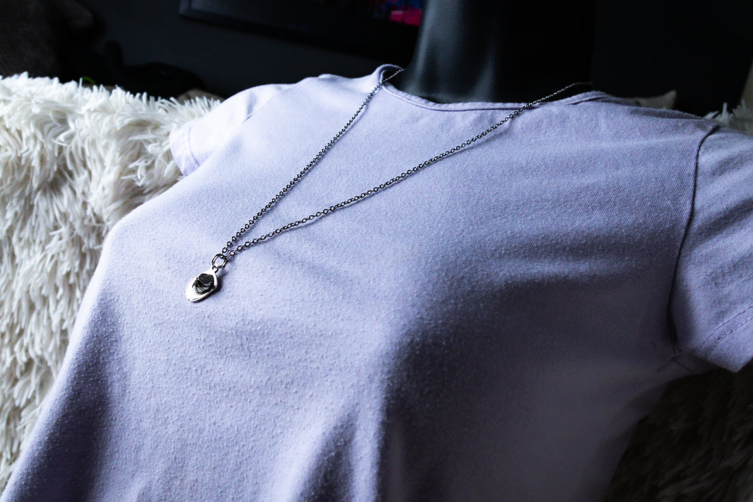 Handmade Medium-Length Firefighter Fire Helmet Necklace
