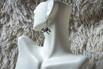 Handmade Firefighter Axe Earrings