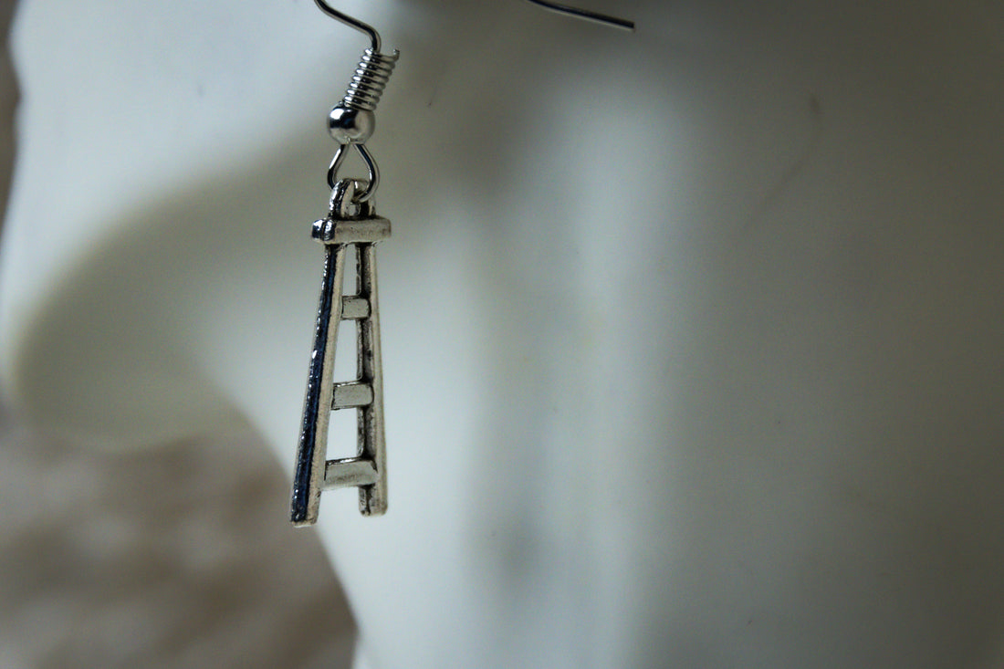 Handmade Firefighter Ladder Earrings