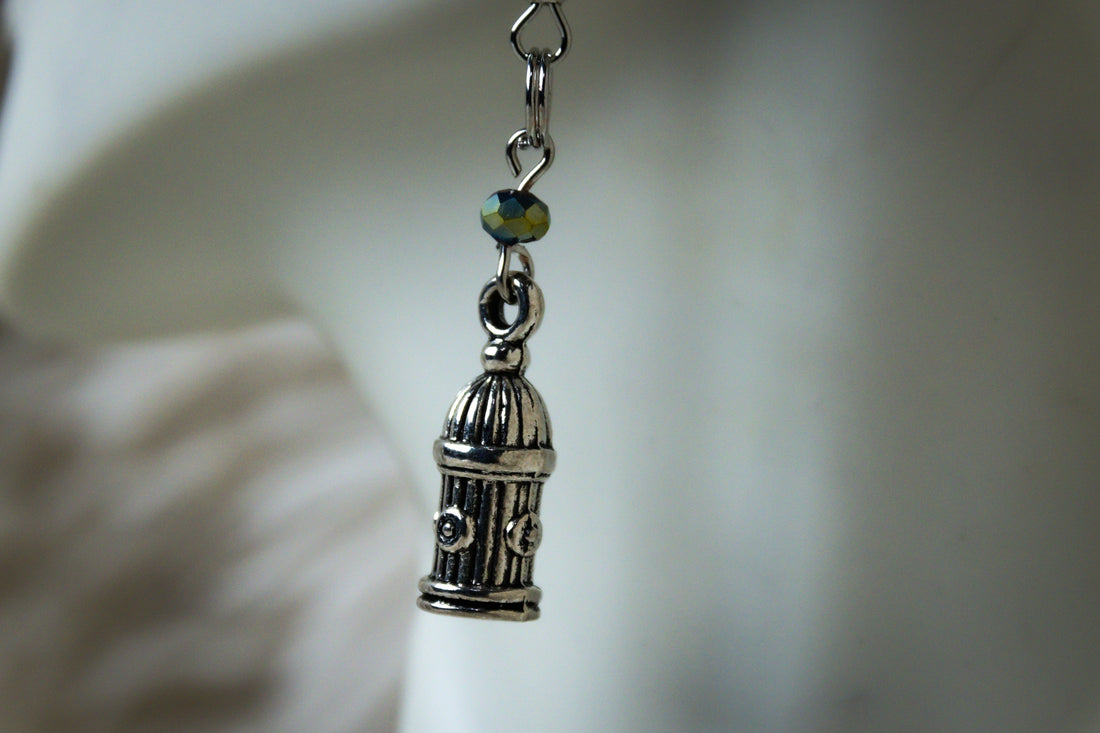 Handmade Firefighter Fire Hydrant Earrings
