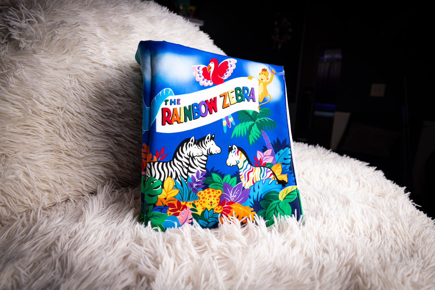 The Rainbow Zebra - Fabric Child's Story Book