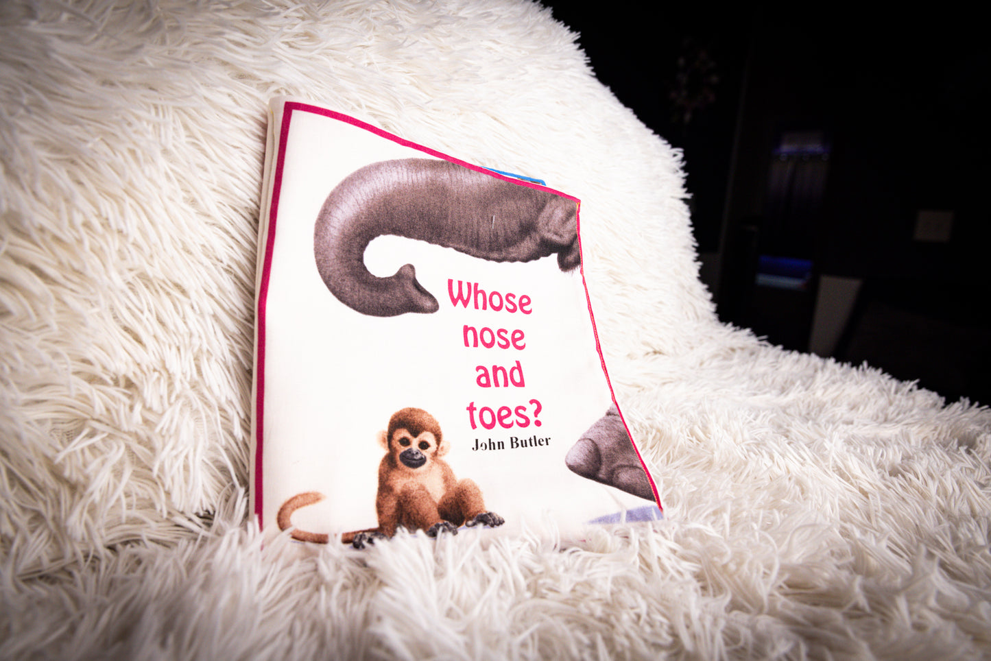 Whose Nose And Toes - Fabric Child's Story Book