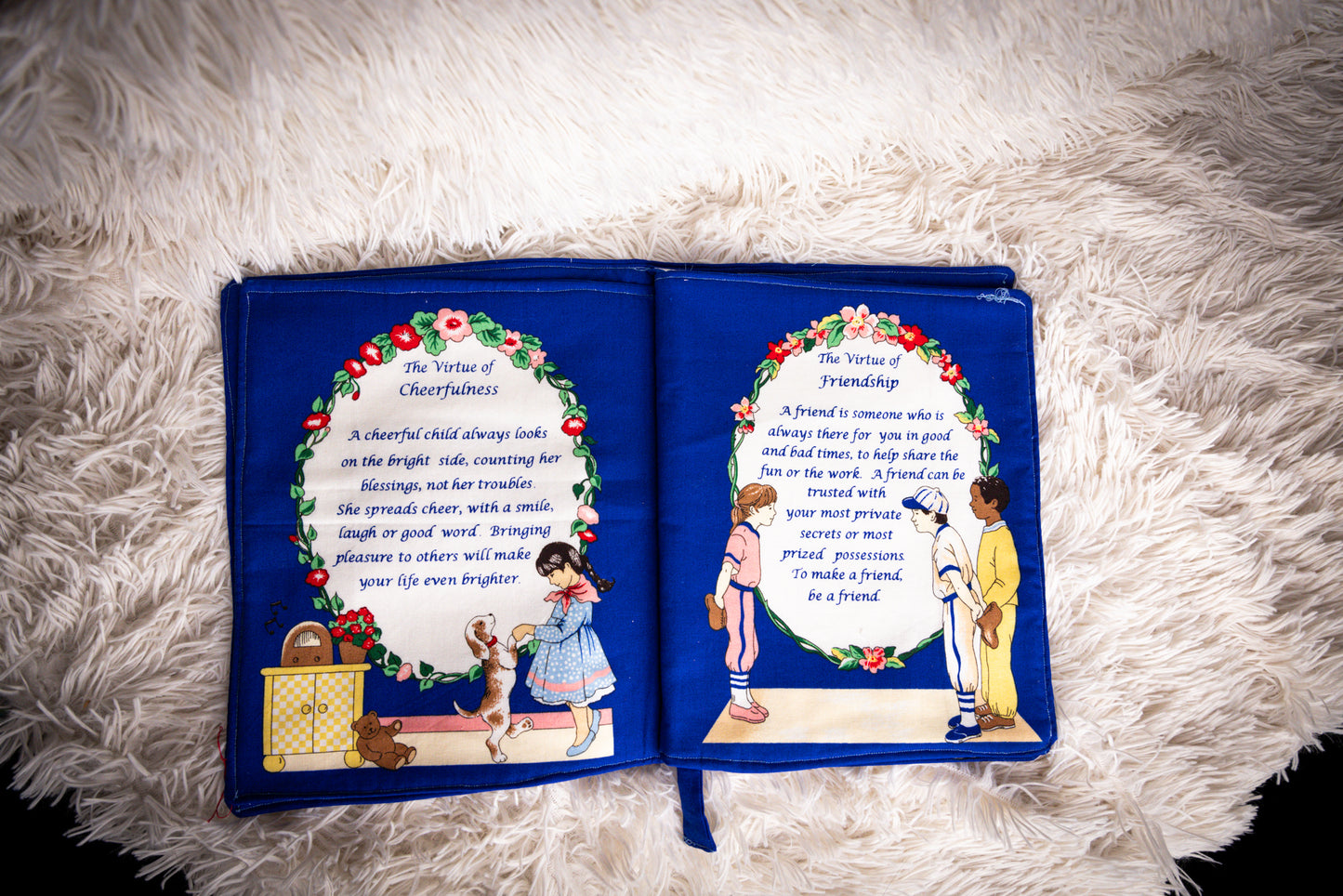 A Child's Book of Virtues - Fabric Child's Story Book