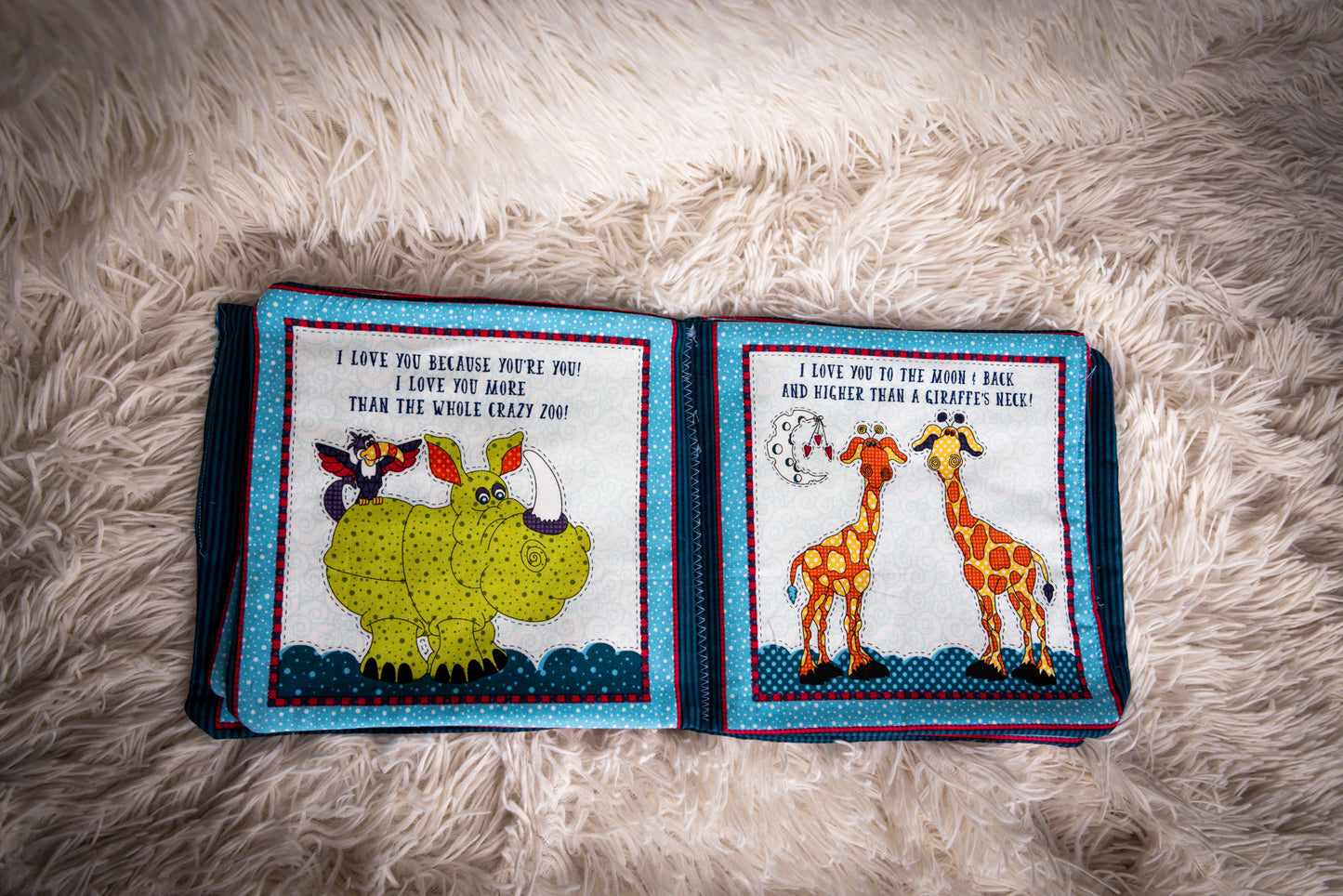 I Love You To The Moon And Back - Fabric Child's Story Book