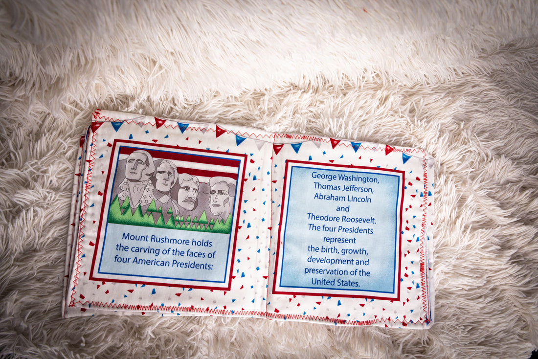 U.S. Symbols and Monuments - Fabric Child's Story Book